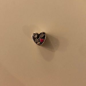 Valentine’s day heart pandora charm